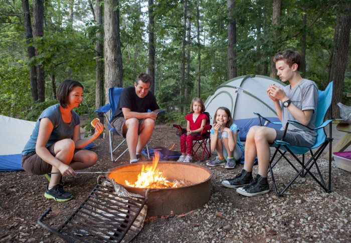 activités en camping en famille