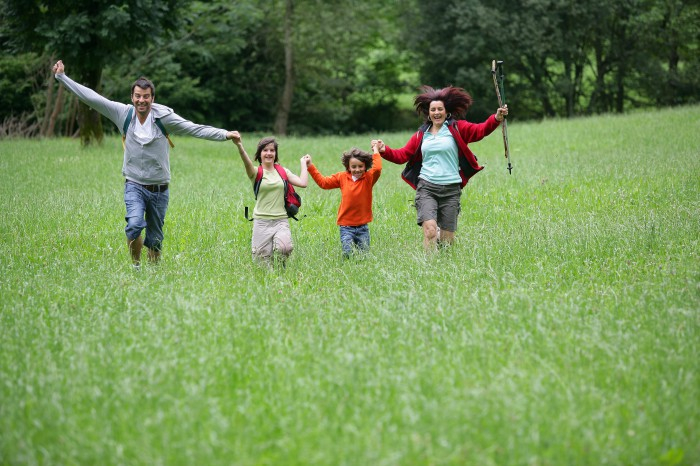 Dans la nature en famille